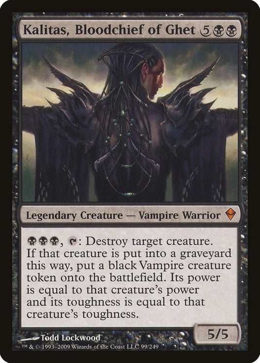 Image for Kalitas, Bloodchief of Ghet (99) - Magic: The Gathering