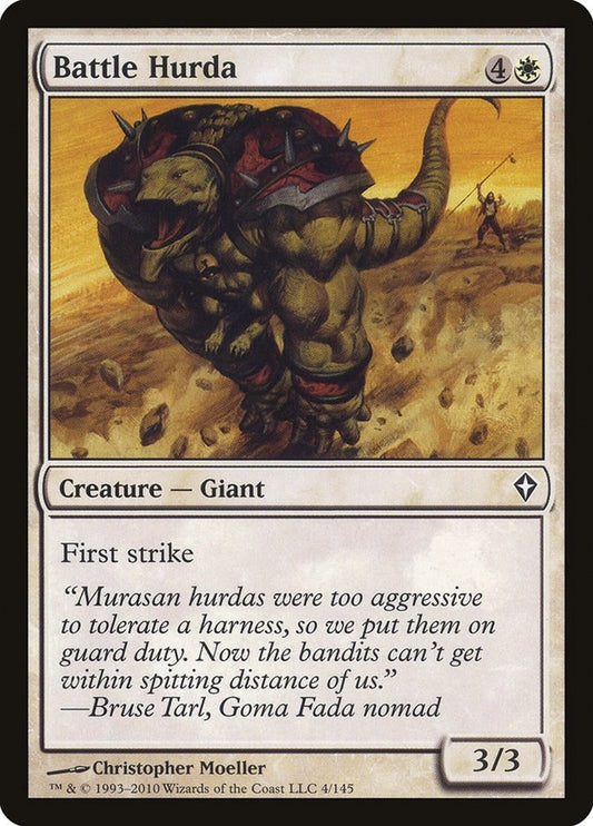 Image for Battle Hurda (4) - Magic: The Gathering