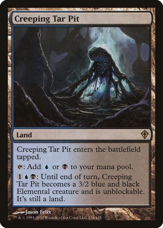 Image for Creeping Tar Pit (134) - Magic: The Gathering