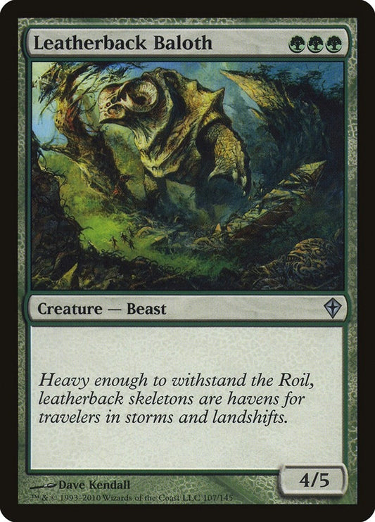 Image for Leatherback Baloth (107) - Magic: The Gathering