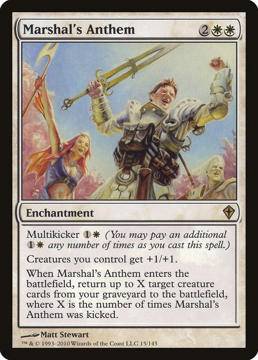 Image for Marshal's Anthem (15) - Magic: The Gathering