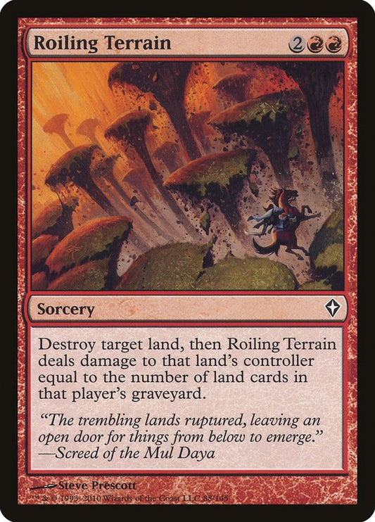 Image for Roiling Terrain (88) - Magic: The Gathering