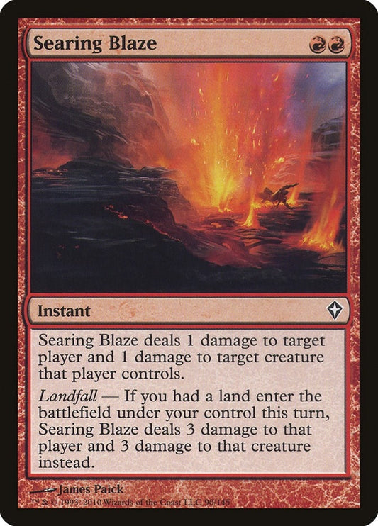 Image for Searing Blaze (90) - Magic: The Gathering