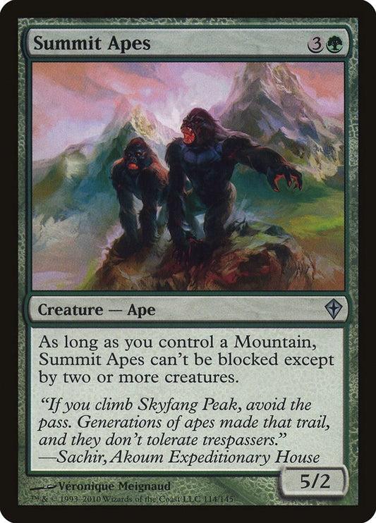 Image for Summit Apes (114) - Magic: The Gathering