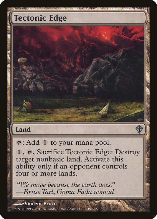 Image for Tectonic Edge (145) - Magic: The Gathering