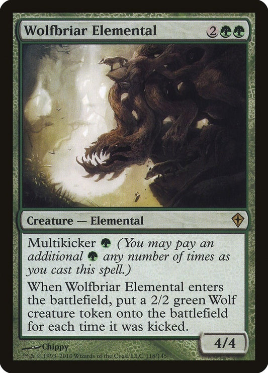 Image for Wolfbriar Elemental (118) - Magic: The Gathering
