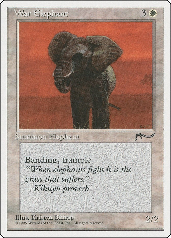 Image for War Elephant - Magic: The Gathering