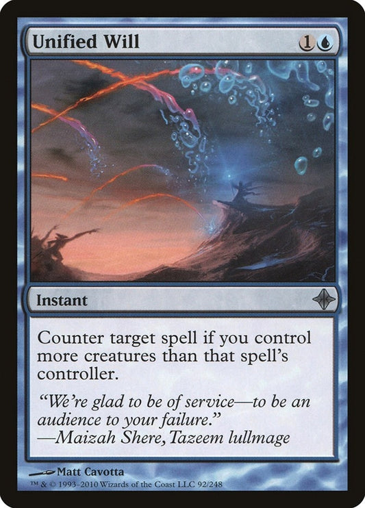 Image for Unified Will (92) - Magic: The Gathering