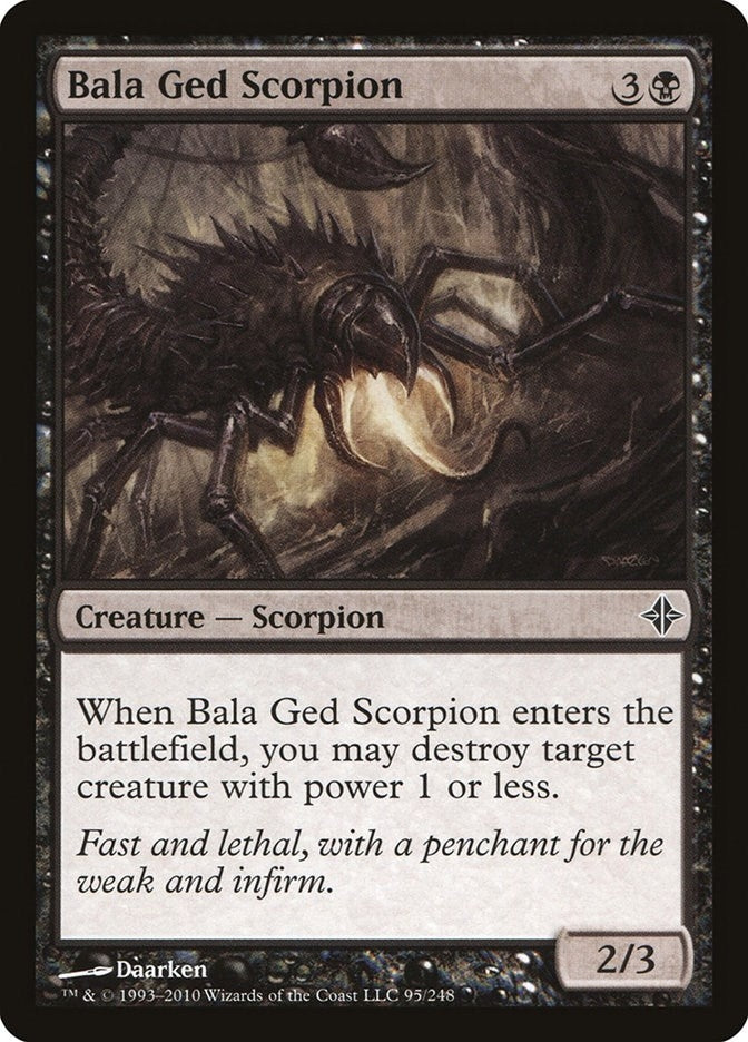 Image for Bala Ged Scorpion (95) - Magic: The Gathering