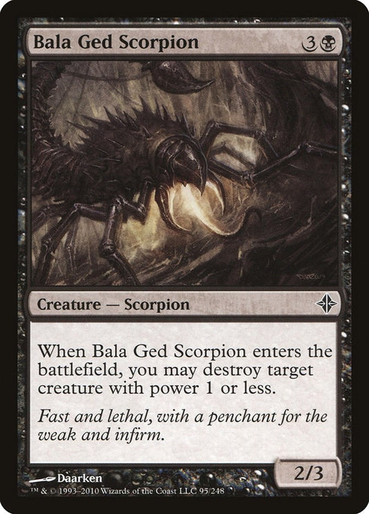 Image for Bala Ged Scorpion (95) - Magic: The Gathering