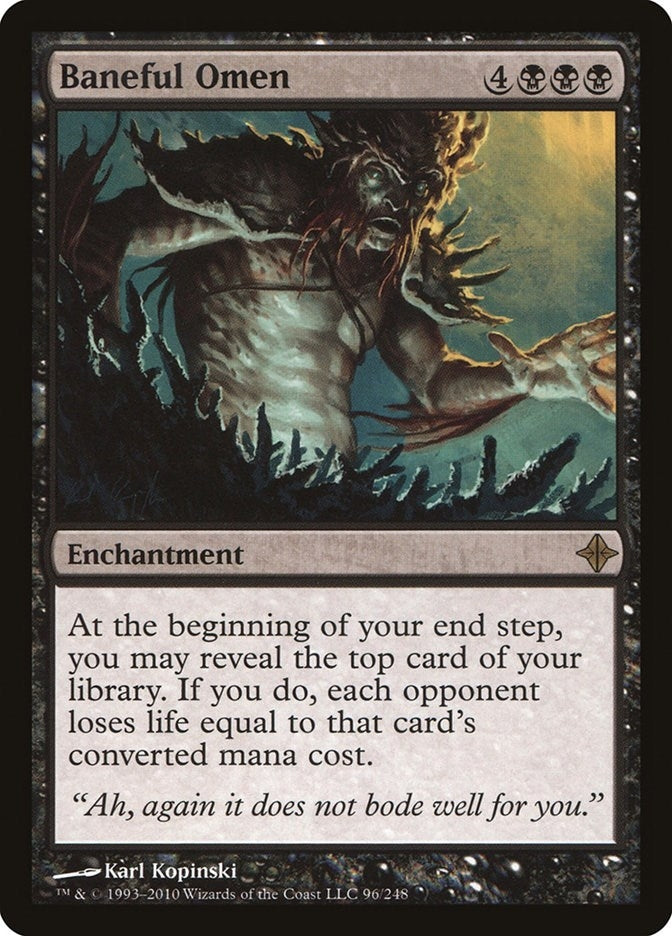 Image for Baneful Omen (96) - Magic: The Gathering