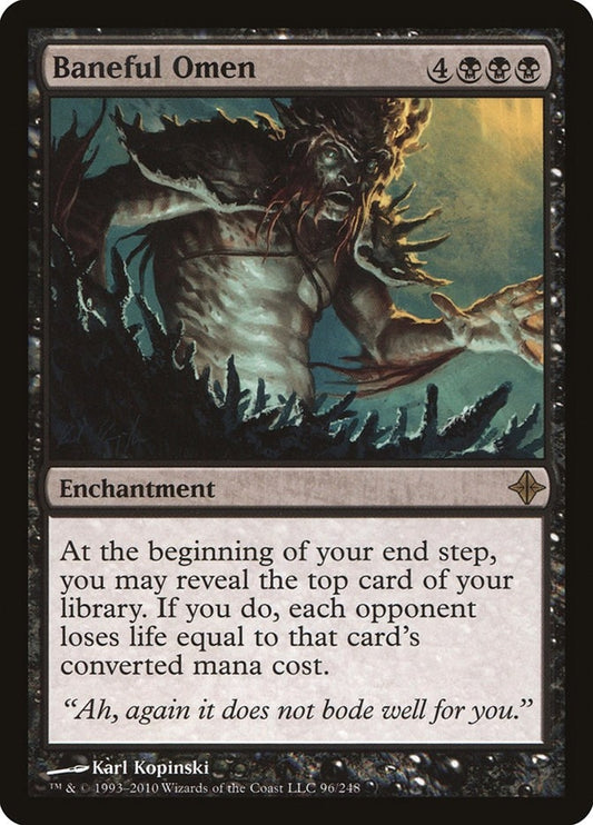Image for Baneful Omen (96) - Magic: The Gathering