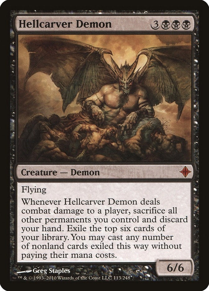 Image for Hellcarver Demon (113) - Magic: The Gathering