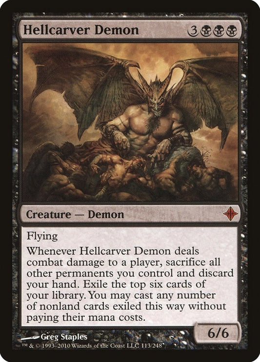 Image for Hellcarver Demon (113) - Magic: The Gathering