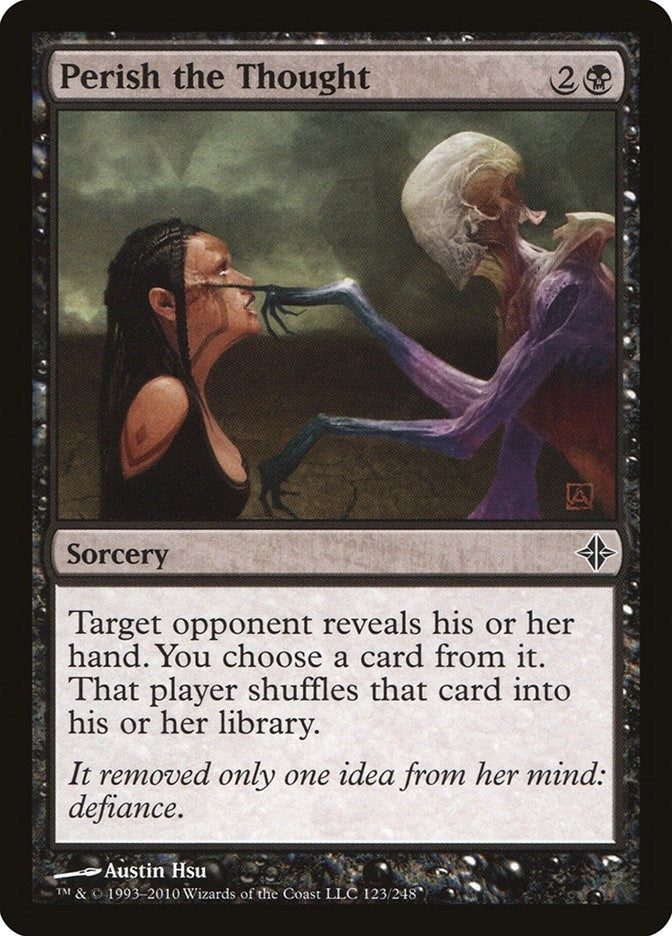 Image for Perish the Thought (123) - Magic: The Gathering