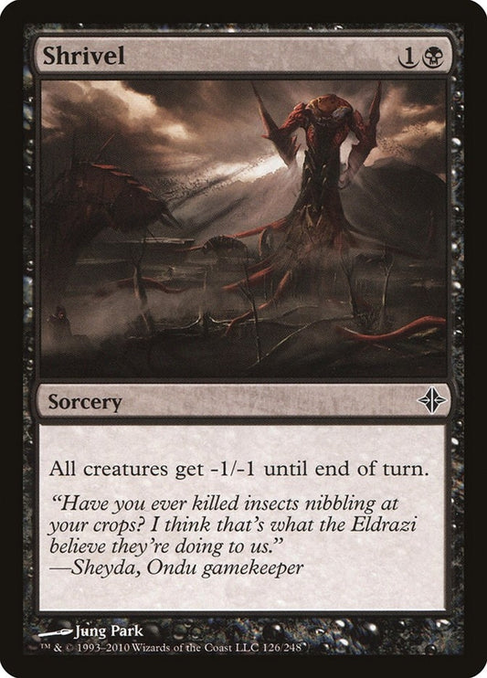 Image for Shrivel (126) - Magic: The Gathering