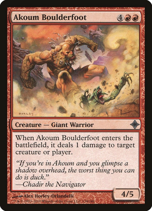 Image for Akoum Boulderfoot (134) - Magic: The Gathering