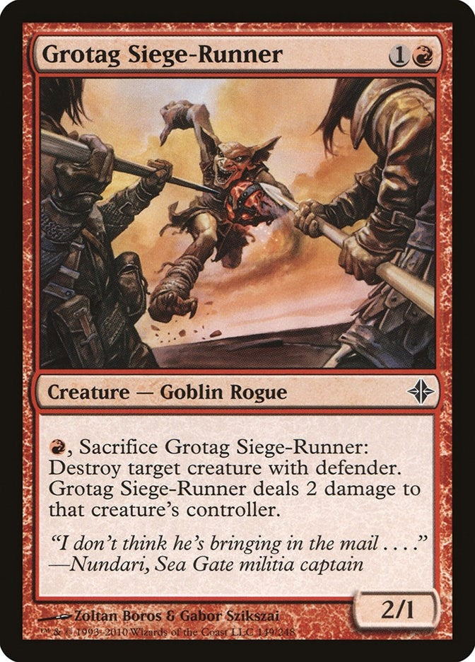 Image for Grotag Siege-Runner (149) - Magic: The Gathering