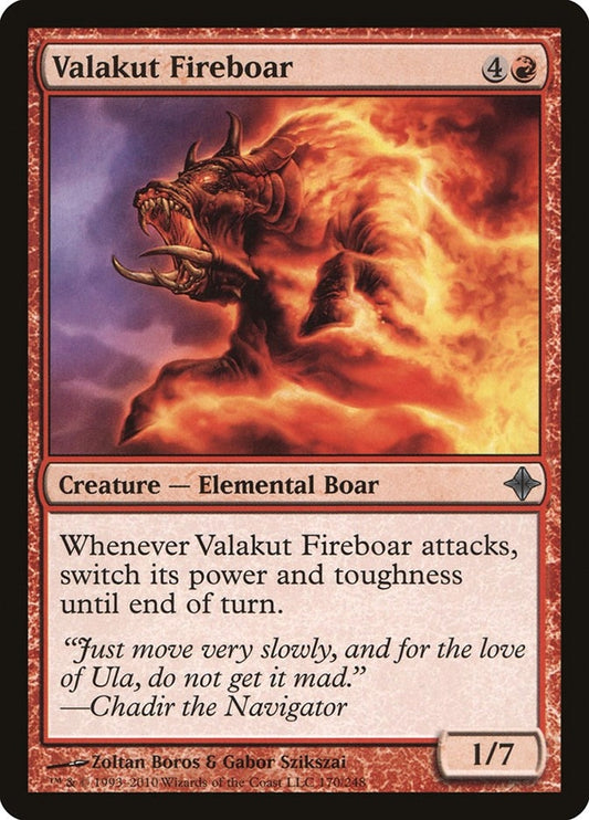 Image for Valakut Fireboar (170) - Magic: The Gathering