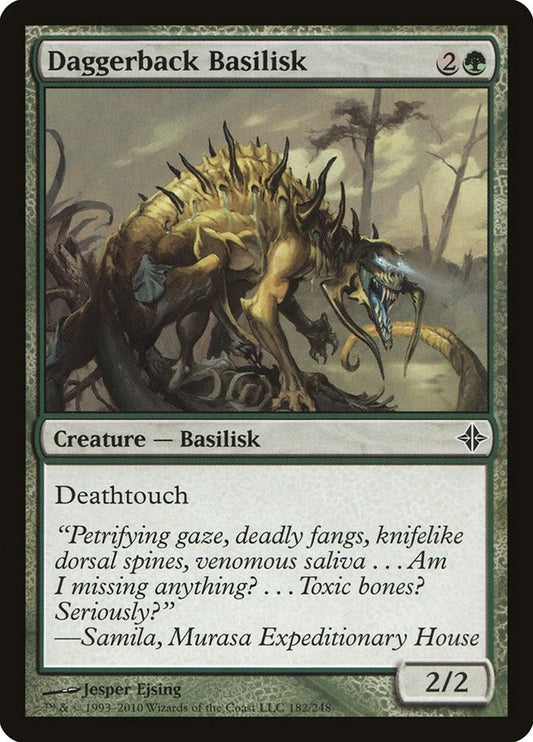 Image for Daggerback Basilisk (182) - Magic: The Gathering