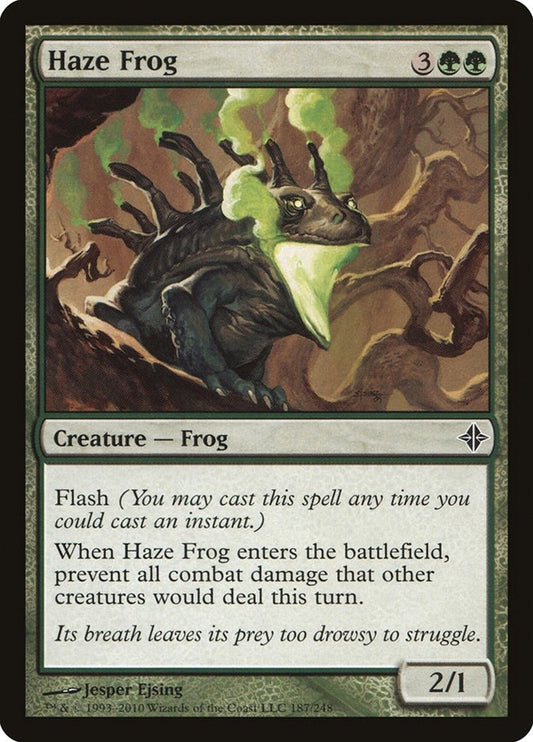 Image for Haze Frog (187) - Magic: The Gathering