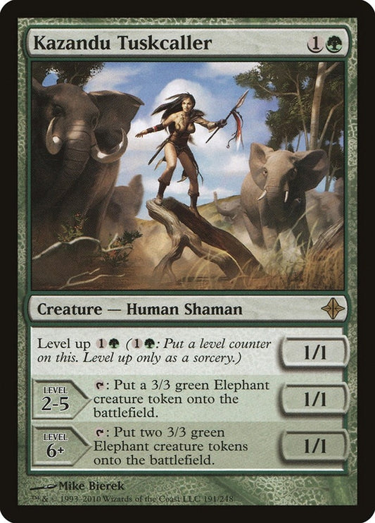 Image for Kazandu Tuskcaller (191) - Magic: The Gathering