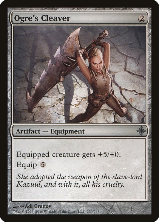 Image for Ogre's Cleaver (220) - Magic: The Gathering