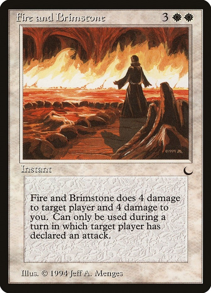 Image for Fire and Brimstone - Magic: The Gathering