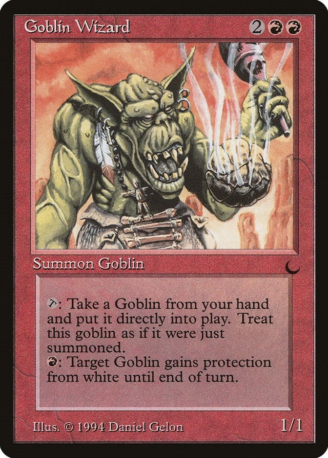 Image for Goblin Wizard - Magic: The Gathering