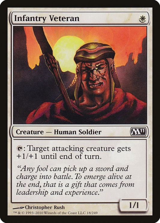 Image for Infantry Veteran (18) - Magic: The Gathering