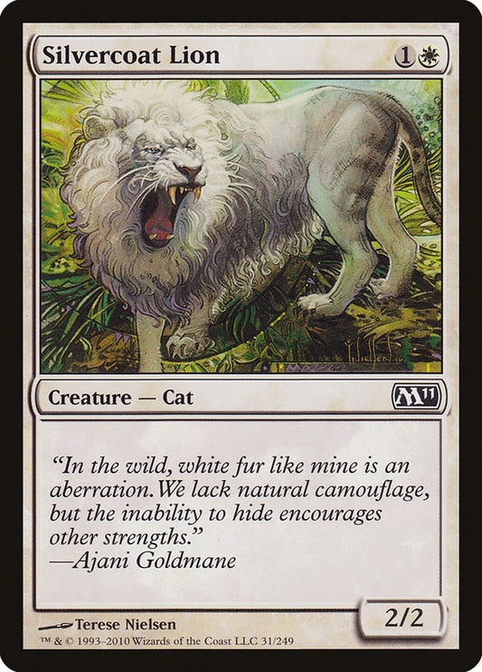 Image for Silvercoat Lion (31) - Magic: The Gathering