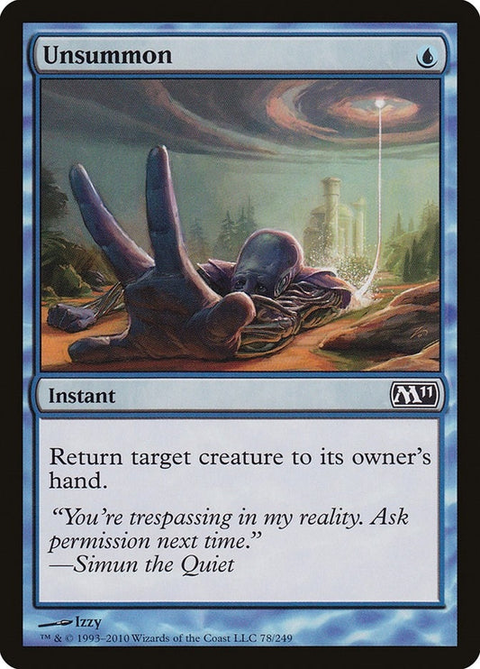 Image for Unsummon (78) - Magic: The Gathering