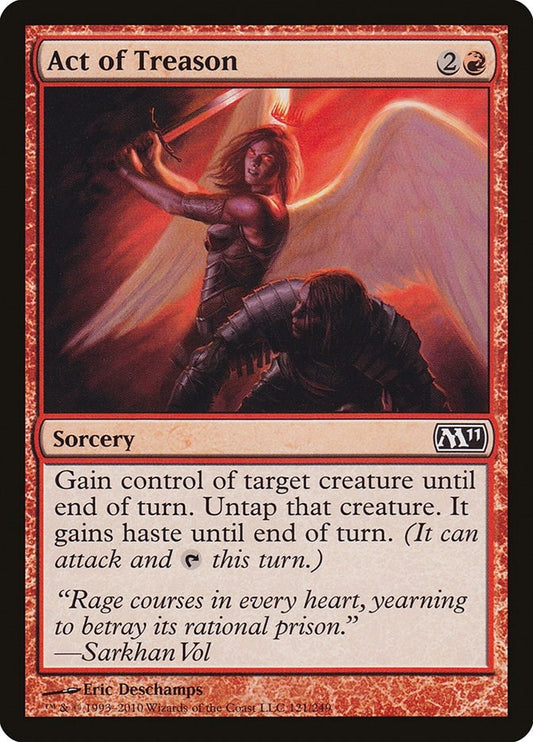 Image for Act of Treason (121) - Magic: The Gathering