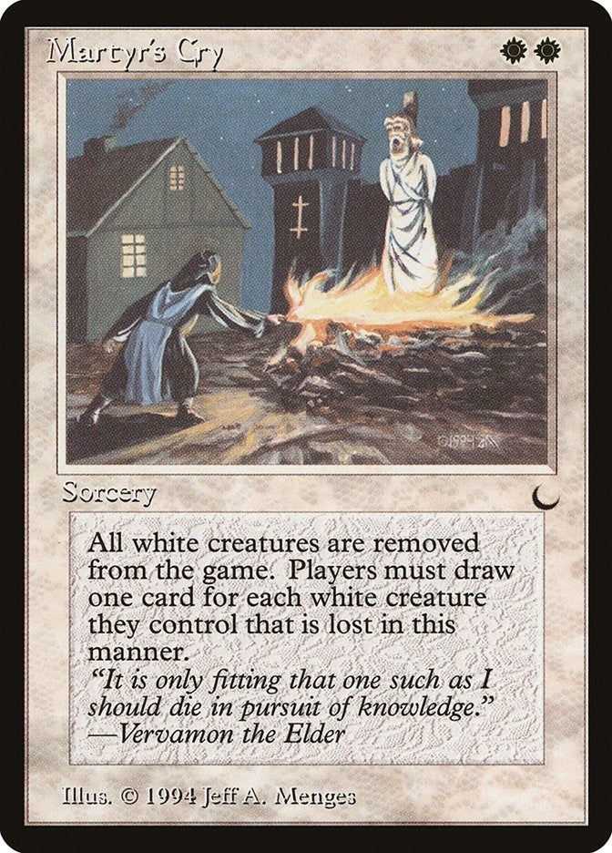 Image for Martyr's Cry - Magic: The Gathering