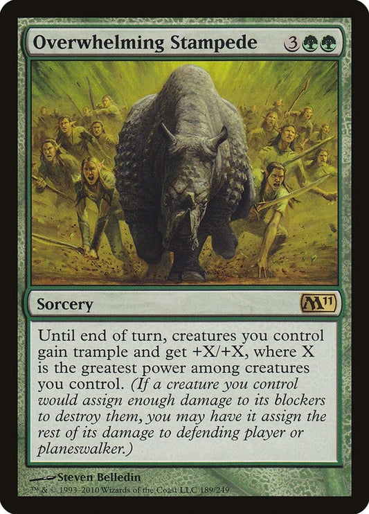Image for Overwhelming Stampede (189) - Magic: The Gathering