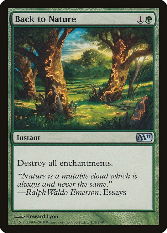 Image for Back to Nature (164) - Magic: The Gathering
