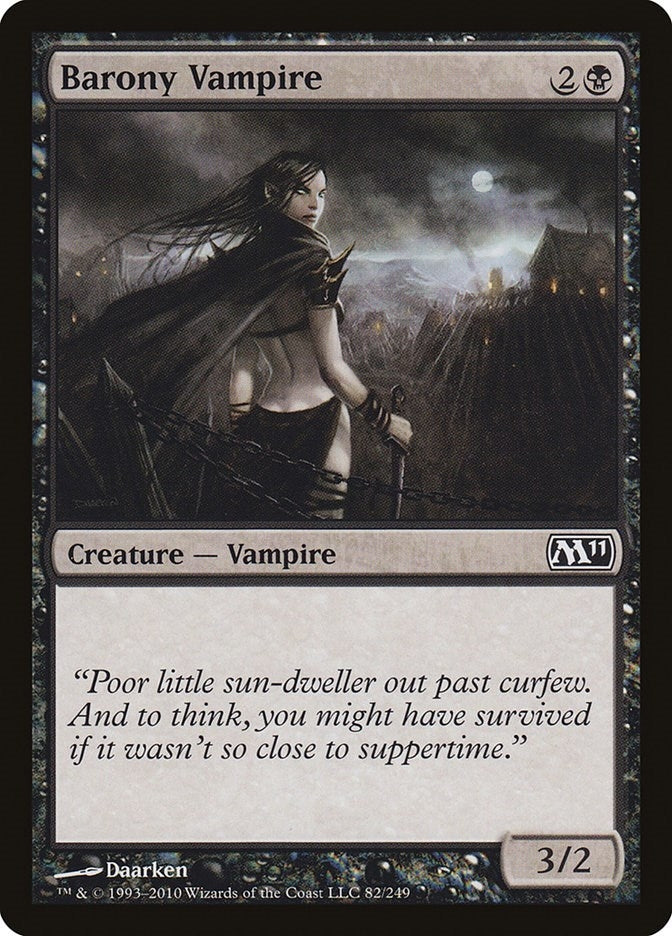 Image for Barony Vampire (82) - Magic: The Gathering