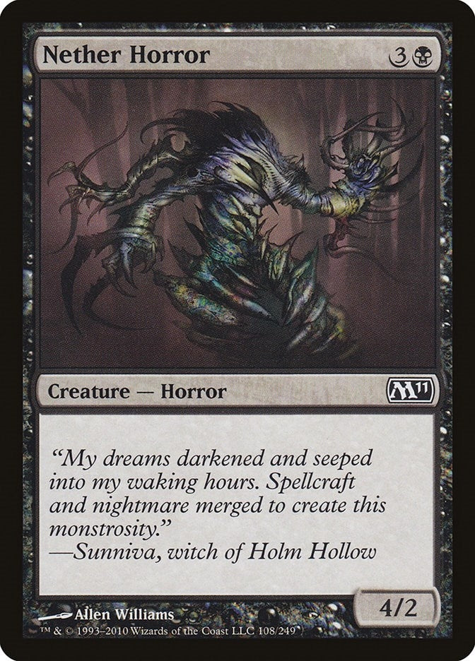 Image for Nether Horror (108) - Magic: The Gathering