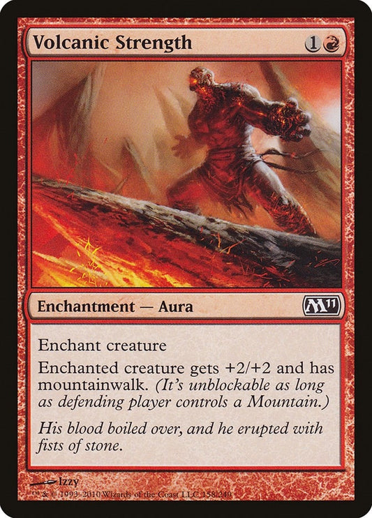 Image for Volcanic Strength (158) - Magic: The Gathering