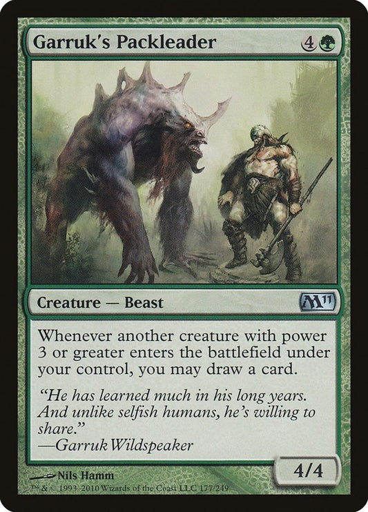 Image for Garruk's Packleader (177) - Magic: The Gathering