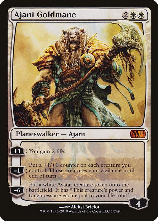 Image for Ajani Goldmane (1) - Magic: The Gathering