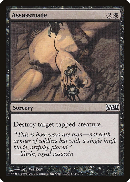 Image for Assassinate (81) - Magic: The Gathering