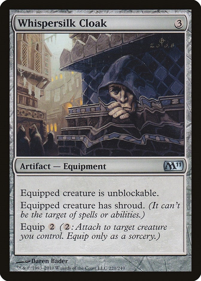 Image for Whispersilk Cloak (221) - Magic: The Gathering