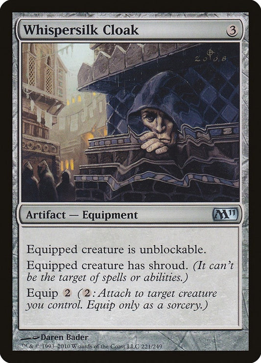 Image for Whispersilk Cloak (221) - Magic: The Gathering