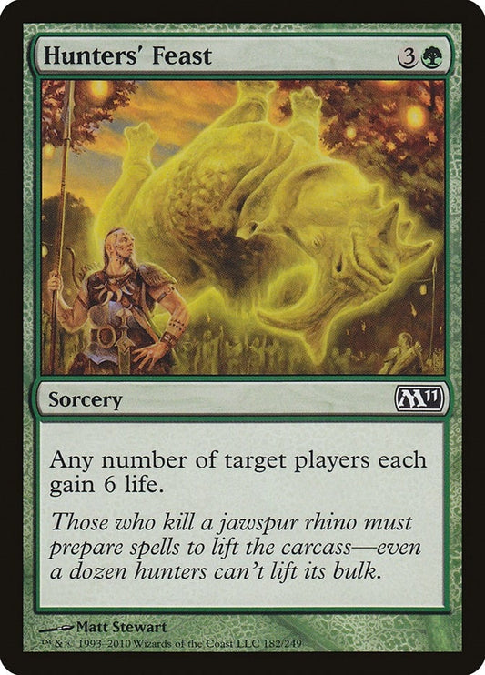 Image for Hunters' Feast (182) - Magic: The Gathering