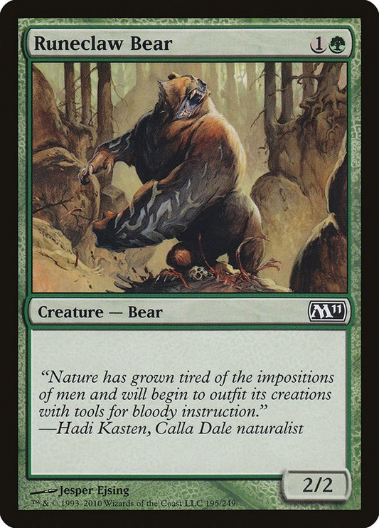 Image for Runeclaw Bear (195) - Magic: The Gathering