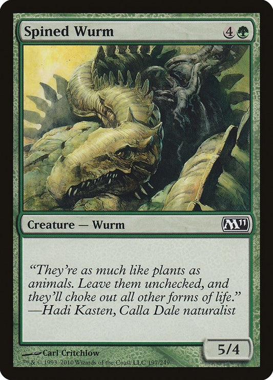 Image for Spined Wurm (197) - Magic: The Gathering