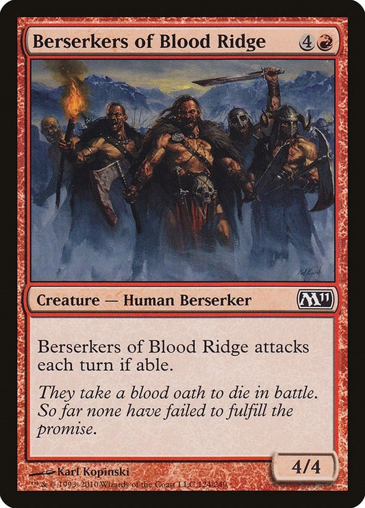 Image for Berserkers of Blood Ridge (124) - Magic: The Gathering