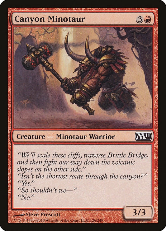Image for Canyon Minotaur (126) - Magic: The Gathering