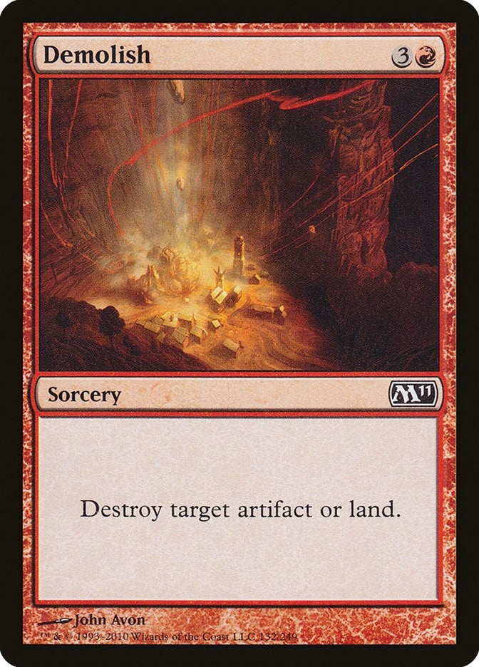 Image for Demolish (132) - Magic: The Gathering